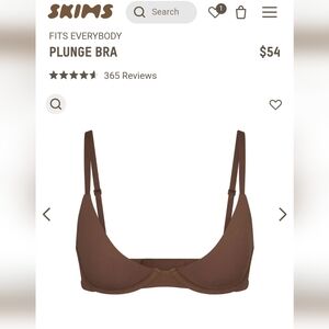 Skims Fits Everybody Plunge Bra